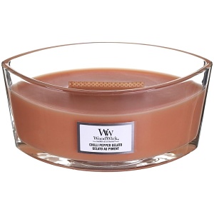 Svíčka WoodWick Chilli Pepper Gelato, loď