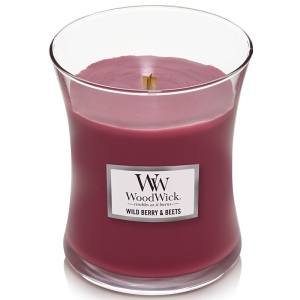 Svíčka WoodWick Wild Berry & Beets, váza, střední