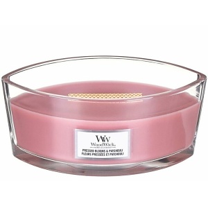 Svíčka WoodWick  Pressed Blooms & Patchouli, loď