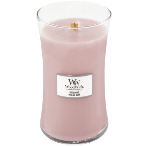 Svíčka WoodWick Rosewood, váza, velká