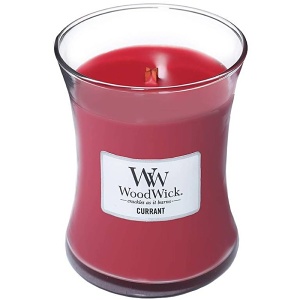 Svíčka WoodWick Currant, váza, střední