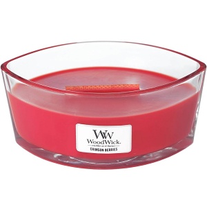 Svíčka WoodWick Crimson Berries, loď