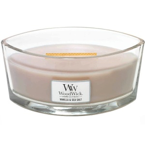 Svíčka WoodWick Vanilla & Sea Salt, loď