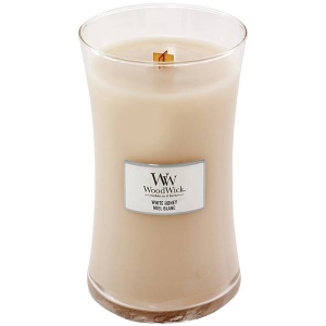 Svíčka WoodWick White Honey, váza, velká