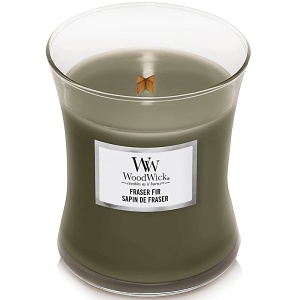 Svíčka WoodWick Frasier Fir, váza, střední
