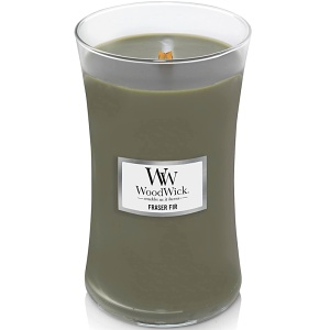 Svíčka WoodWick Frasier Fir, váza, velká