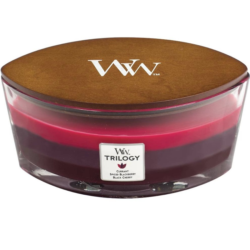 Svíčka WoodWick Sun Ripened Berries, loď