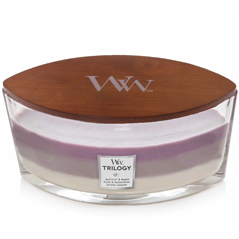 Svíčka WoodWick Amethyst Sky, loď