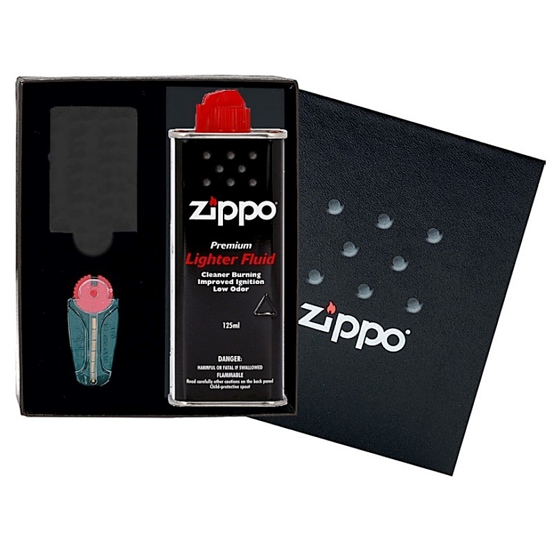 Dárková kazeta na Zippo, kamínky, benzín