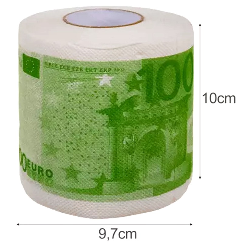 Toaletní papír XL, 160 útržků, 100€