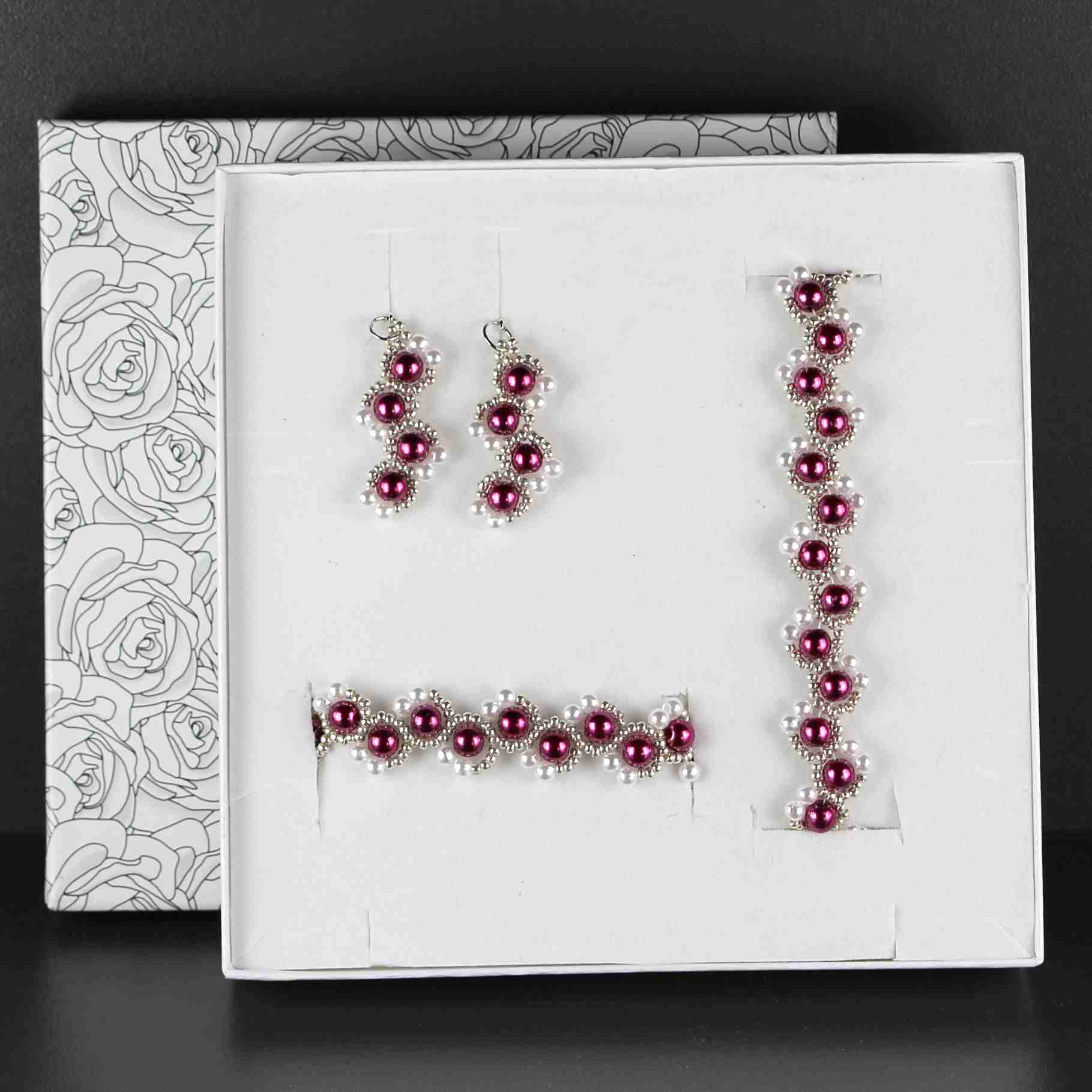 Sada náhrdelník + náramek + náušnice L004