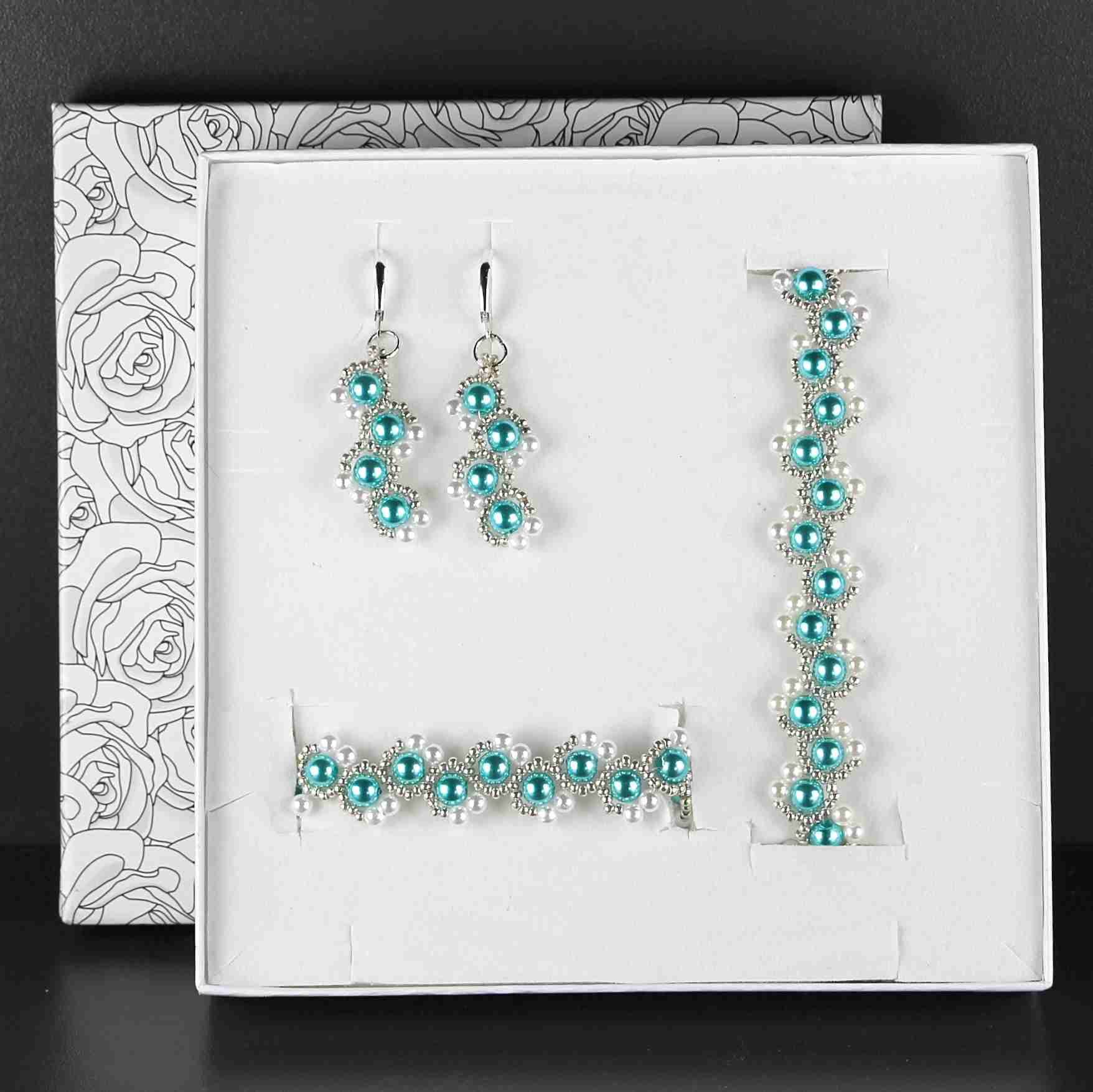 Sada náhrdelník + náramek + náušnice L002