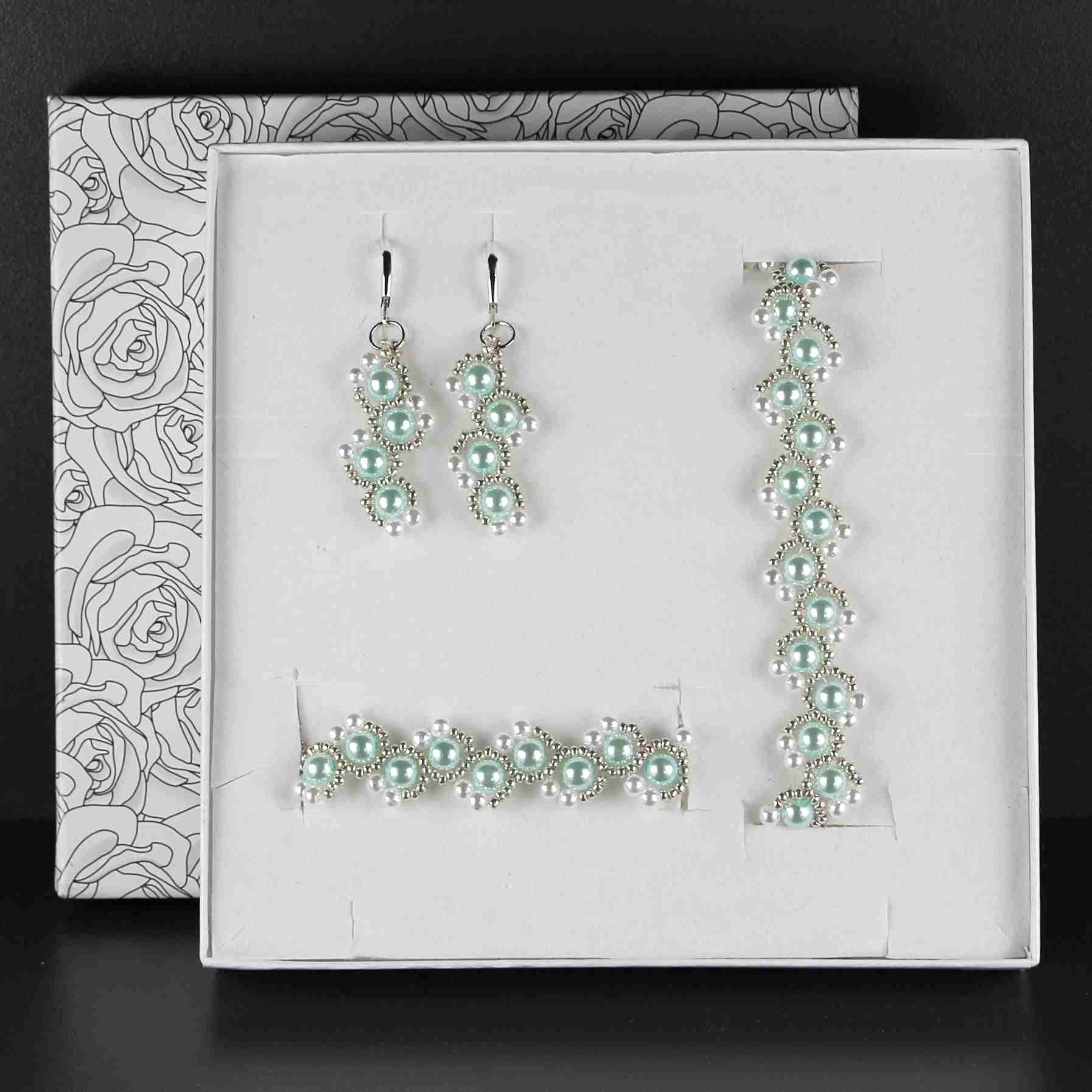 Sada náhrdelník + náramek + náušnice L001