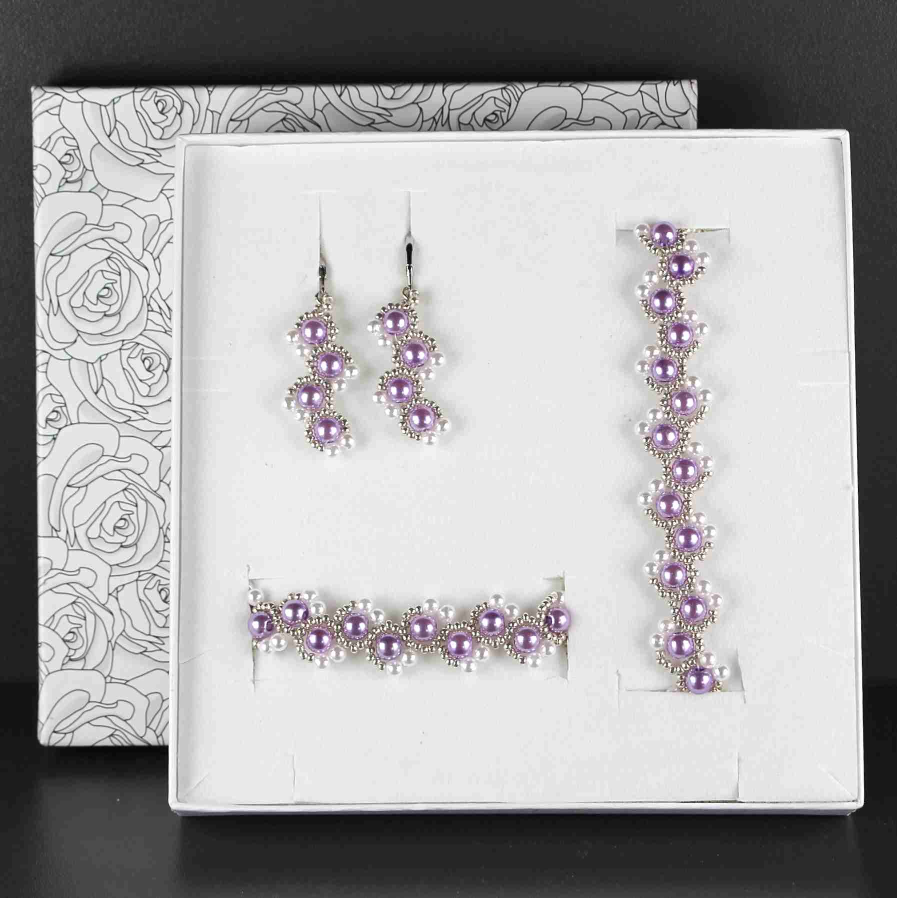 Sada náhrdelník + náramek + náušnice L006