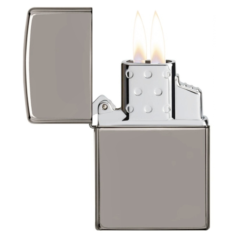 Zapalovač Zippo 22303 Black Ice, plynový, dvoutryskový