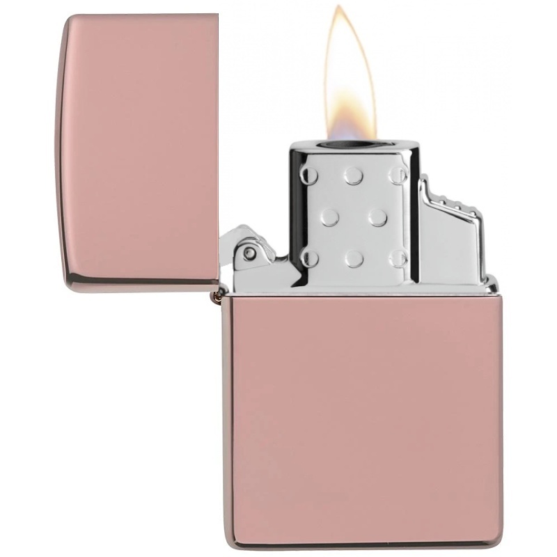 Zapalovač Zippo 26907 High Polish Rose Gold, plynový, jednotryskový