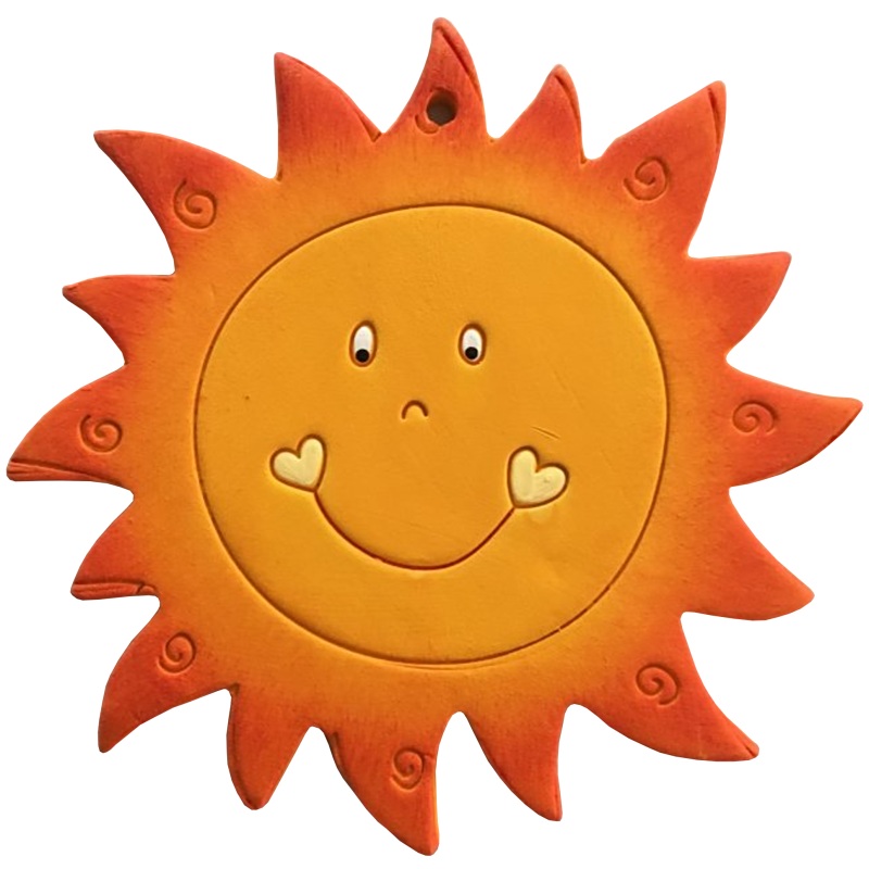 Keramické sluníčko s úsměvem 13