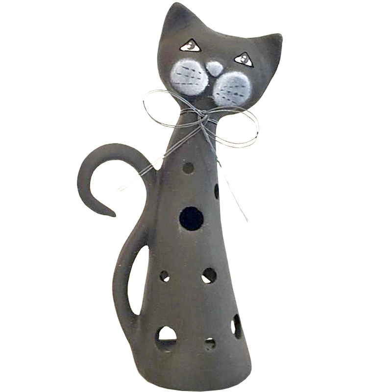 Kočka na svíčku 21 cm, Popelka