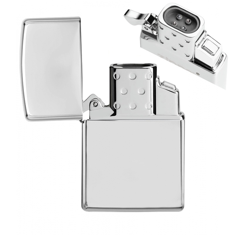 Zapalovač Zippo 22001 High Polish Chrome, plazmový, USB