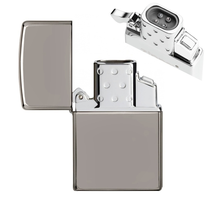 Zapalovač Zippo 22303 Black Ice, plazmový, USB
