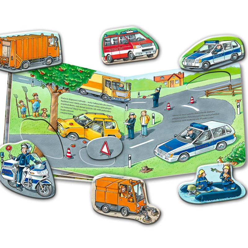 Záchranáři jedou!, moje první puzzle 