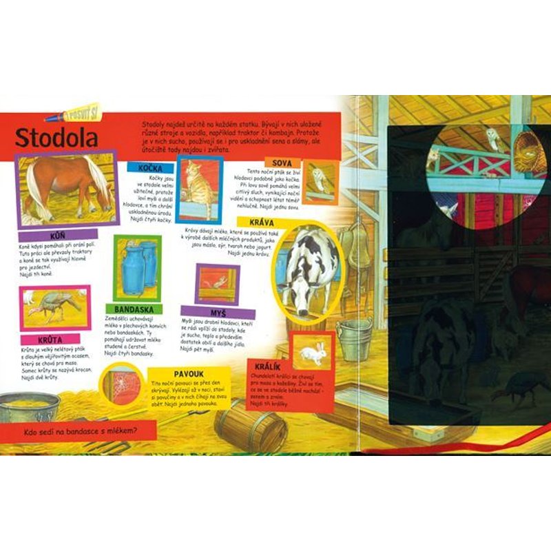 Posviť si – Na statku, dětská kniha 