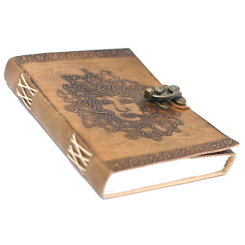 Kožený zápisník 20x15 cm, 200 stran, GREENMAN