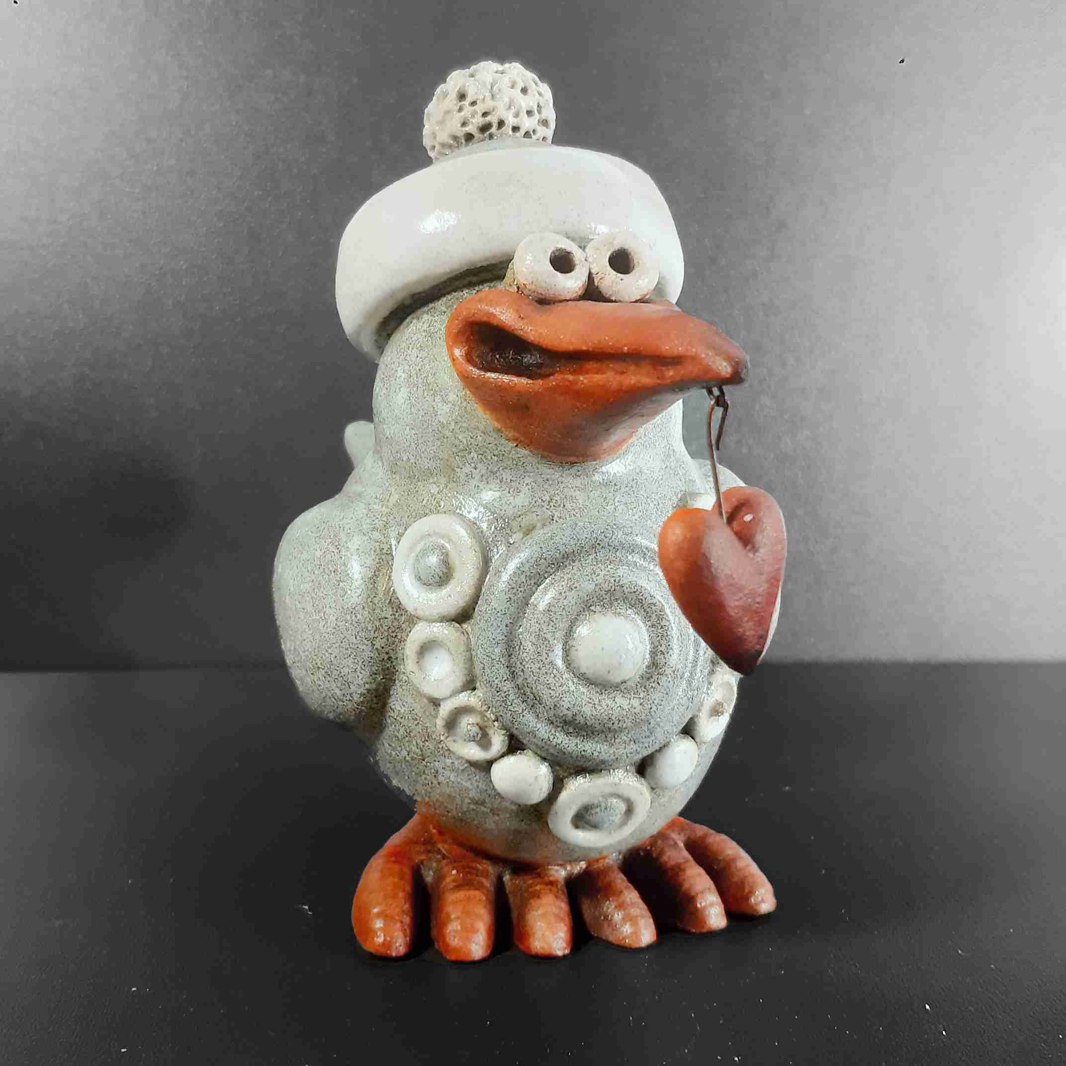 Keramický ptáček velký 302