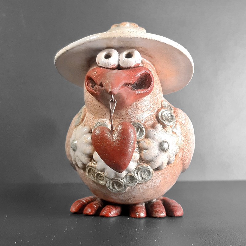 Keramický ptáček střední 200