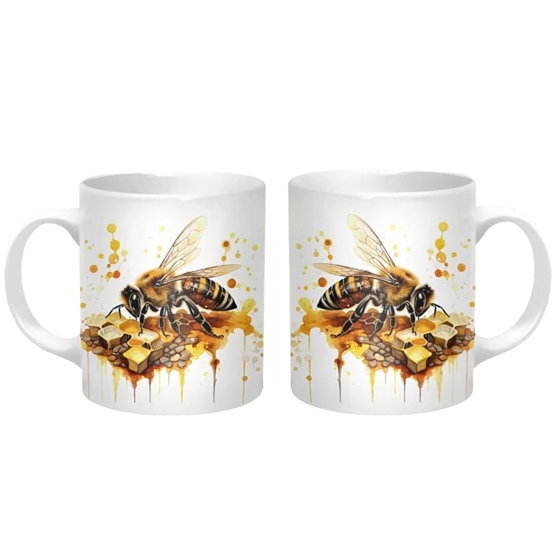 Hrnek 320 ml, Včela s pláství