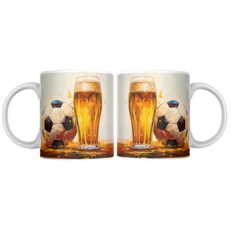 Hrnek 320 ml, Fotbal a pivo