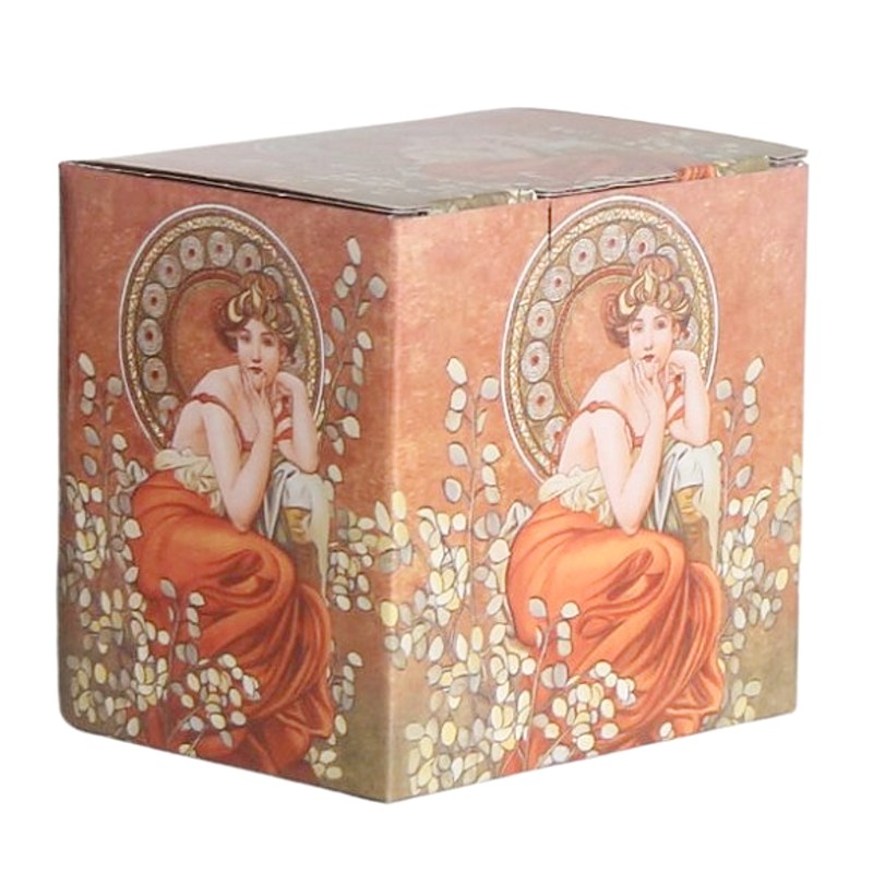 Hrnek 400 ml, Alfons Mucha, Topaz bílý