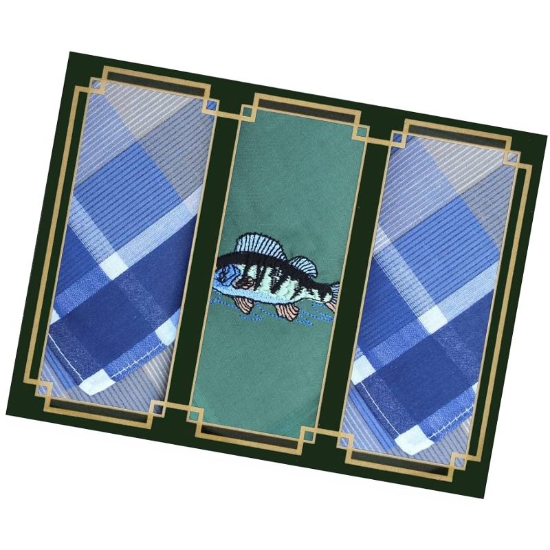 Pánské kapesníky 3ks, okoun