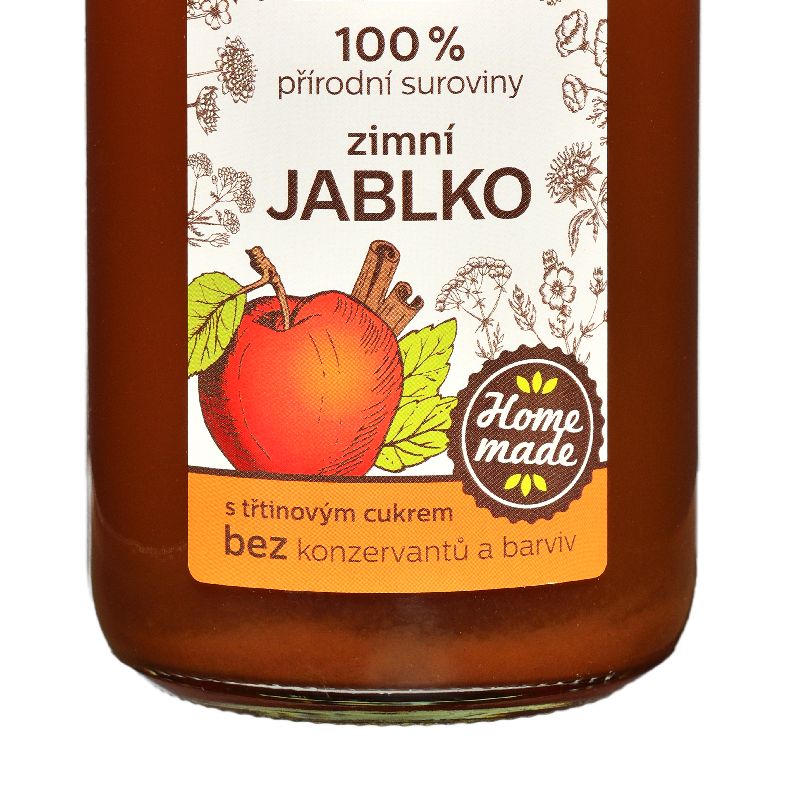 Zimní jablko 250 ml, Domácí bylinný sirup – Dobroty z přírody