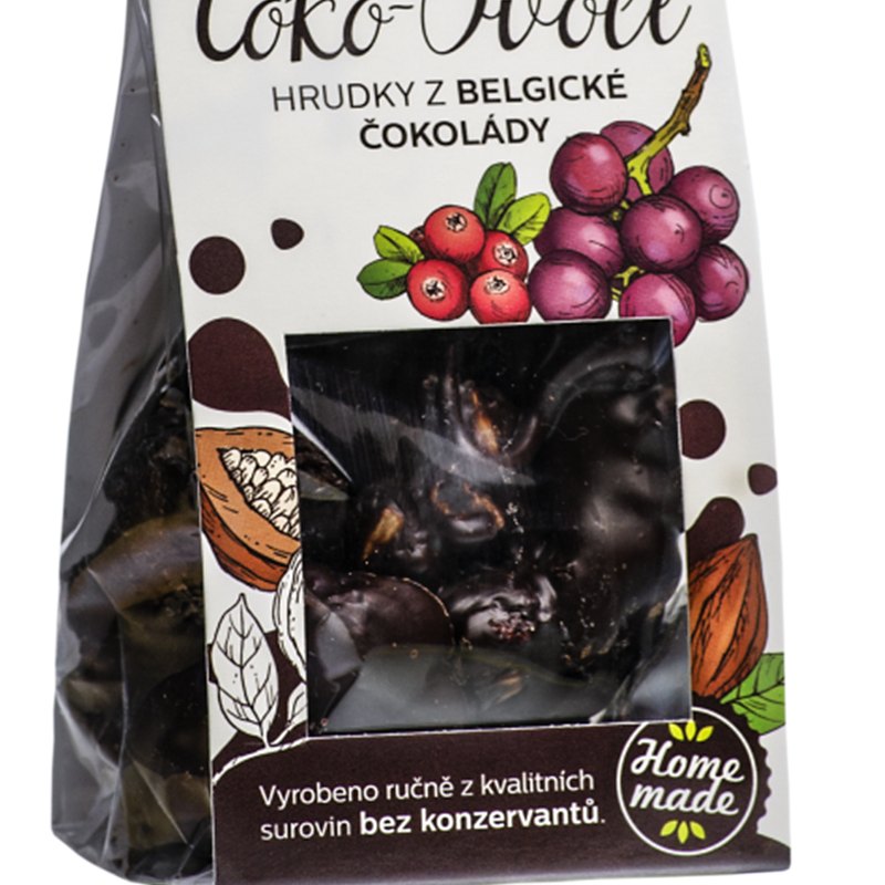 Čoko-Ovoce, hrudky z belgické čokolády 100 g – Dobroty z přírody
