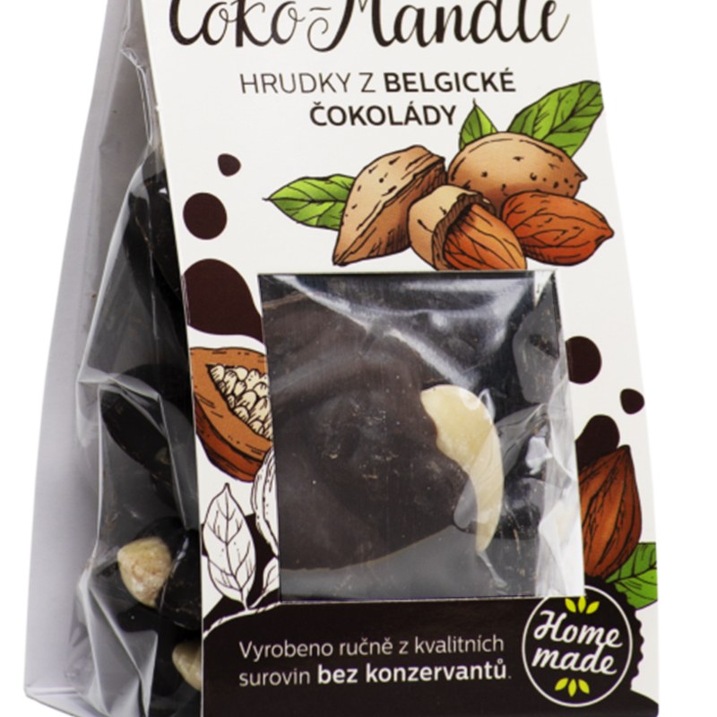 Čoko-Mandle, hrudky z belgické čokolády 100 g – Dobroty z přírody