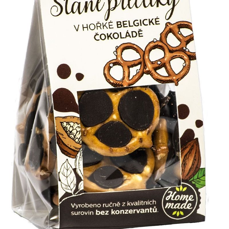Solené preclíky v belgické čokoládě 70 g – Dobroty z přírody
