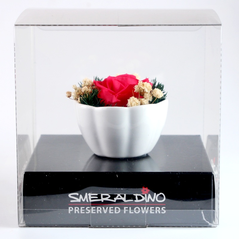 Stabilizová růže - aranže A1, červená