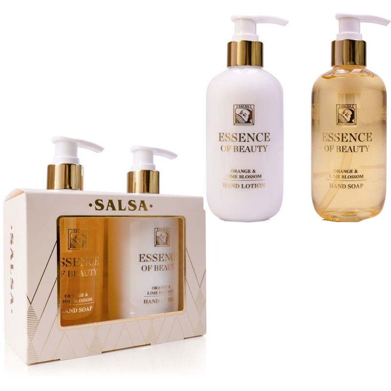 Kosmetická sada SALSA Essence of Beauty s péčí o ruce, pomerančový a limetkový květ
