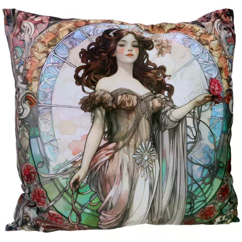 Polštářek Carmani 50x50, Alfons Mucha (95)