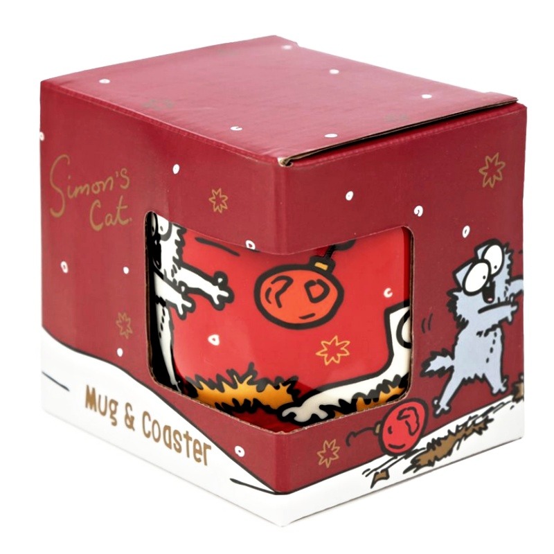 Hrnek 350 ml s podšálkem, Simon’s Cat