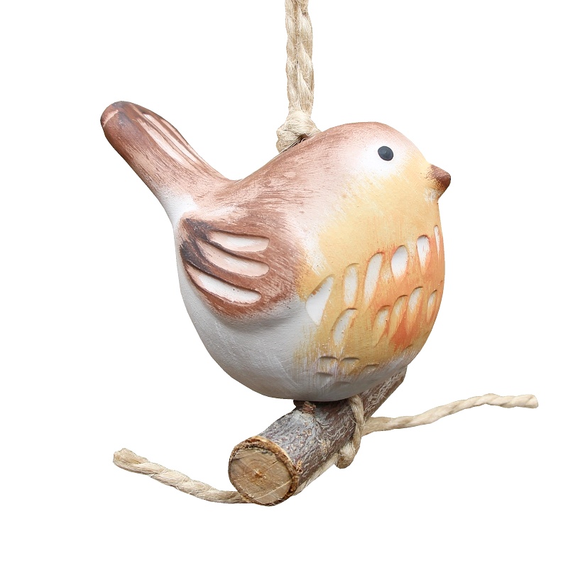 Ptáček na větvičce červenka