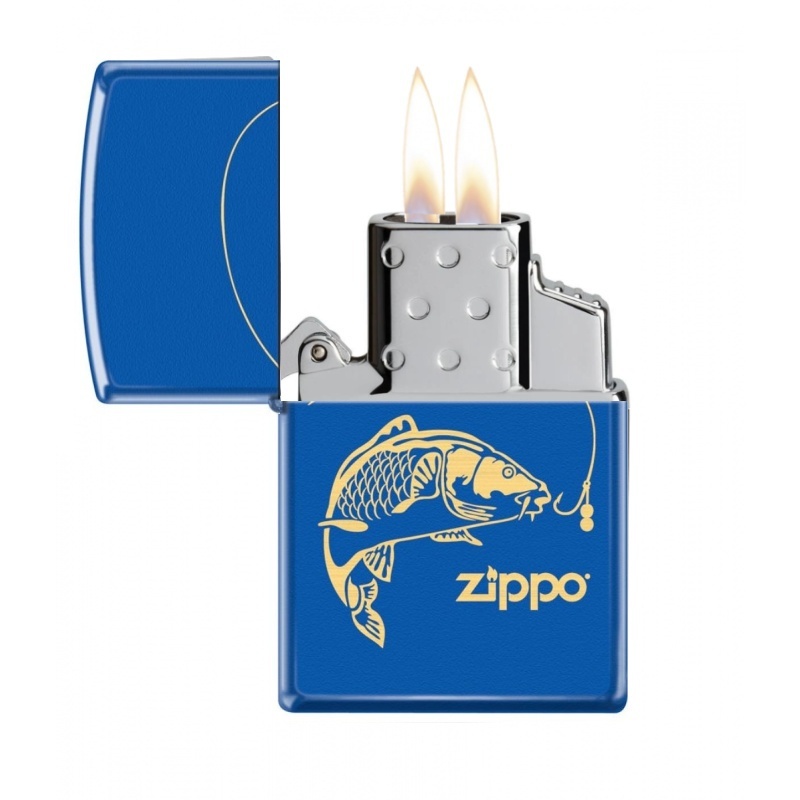 Zapalovač Zippo 26936 Carp Fish, plynový, dvě trysky