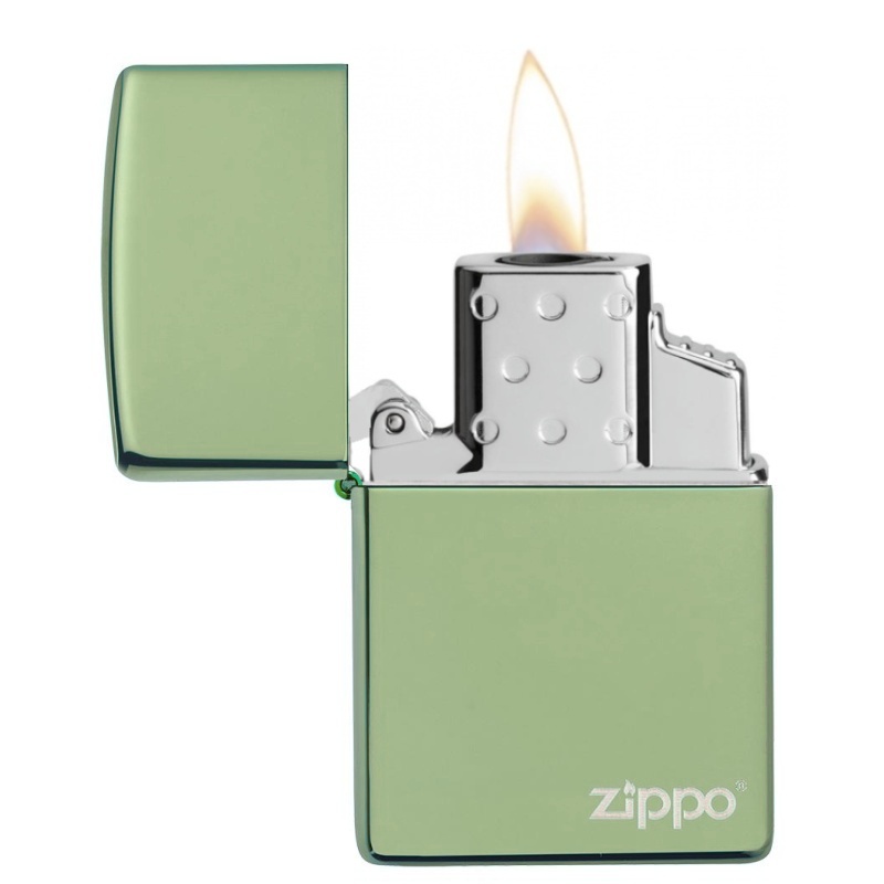 Zapalovač Zippo 26585 High Polish Green ZL, plynový, jednotryskový