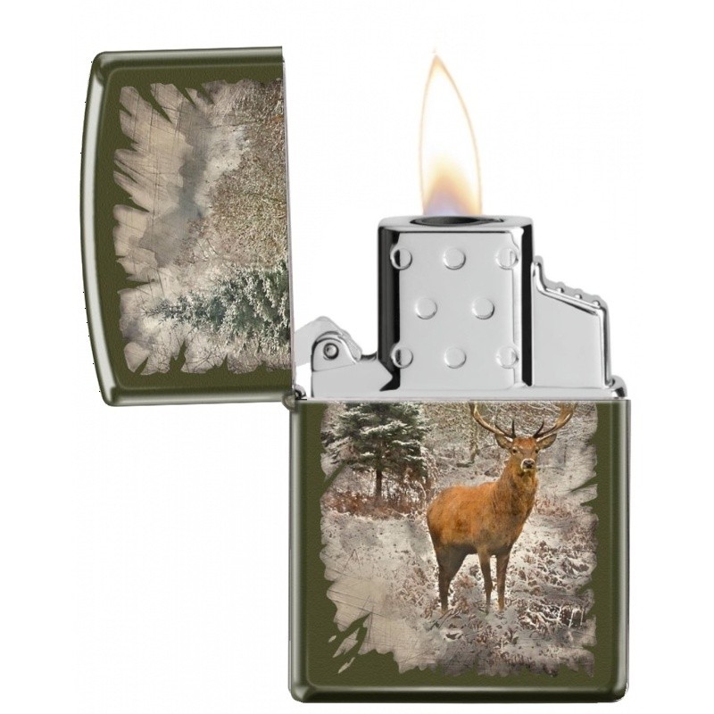 Zapalovač Zippo 26935 Red Deer, plynový, jednotryskový
