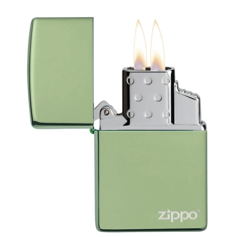 Zapalovač Zippo 26585 High Polish Green ZL, plynový, dvoutryskový