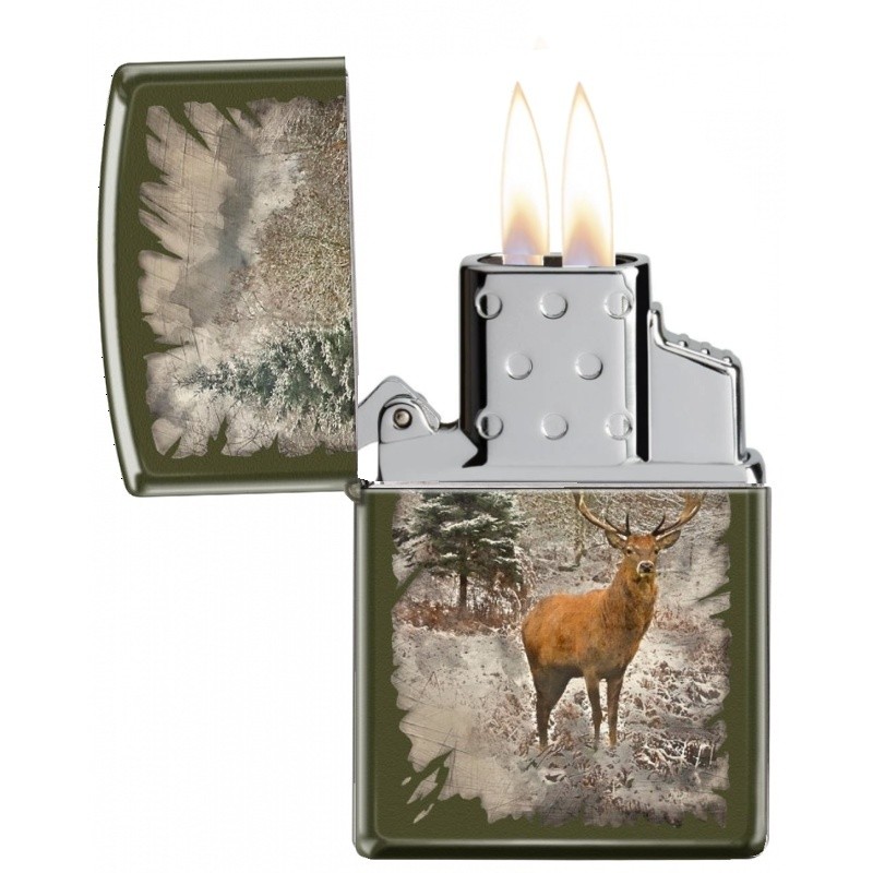 Zapalovač Zippo 26935 Red Deer, plynový, dvoutryskový