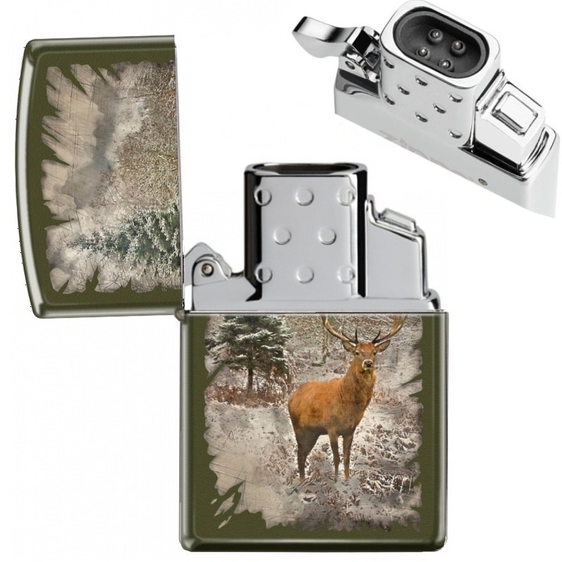 Zapalovač Zippo 26935 Red Deer, plazmový, USB