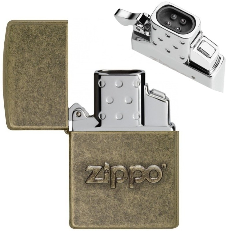 Zapalovač Zippo 29001 Antique Stamp, plazmový, USB