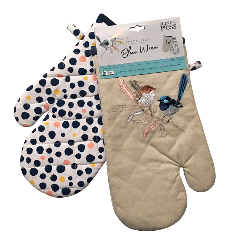 Chňapka kuchyňská vyšívaná, Ptáčci, 1ks